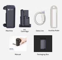 Impresora de Inyección de Tinta Portátil EVEBOT PRINT IND 2025, Mini Impresora de Mano para Imprimir Fechas, Códigos de Lote en Botellas, Bolsas y Etiquetas