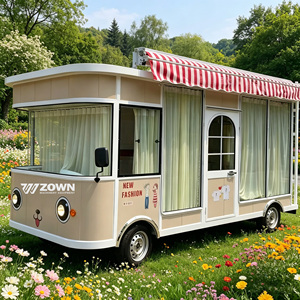 Remorque alimentaire mobile entièrement équipée, chariot de restauration, camion de vente de nourriture pour la vente de nourriture de rue et les marchés nocturnes - Product Image 1
