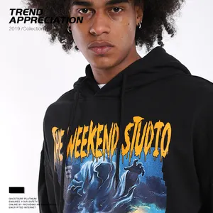 Ultimo Disegno di Modo di Seta Digitale Dello Schermo Stampato Personalizzato <span class=keywords><strong>Anime</strong></span> Felpa con Cappuccio - Product Image 5