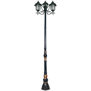 โคมไฟ LED แนวสตรีทพลังงานแสงอาทิตย์แนววินเทจ, โคมไฟ LED แนวยุโรปคลาสสิก - Product Image 3