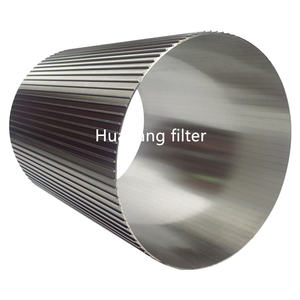 Elemento filtrante de alambre de cuña de acero inoxidable resistente a la corrosión de alta precisión de filtración para filtración de líquidos - Product Image 1