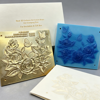 Op maat gemaakte messing logo-embossing mal voor feestelijke geschenkdozen, lederen labels en papierbranding