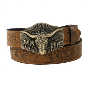 Cadenas de Cinturón de Metal y Zinc Estilo Hip Hop para Hombre con Impresión por Transferencia de Calor, Hebilla Personalizable de Alta Calidad para Accesorios de Ropa - Product Image 2