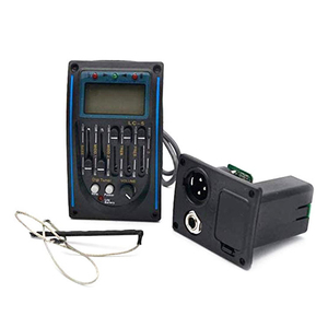 Equalizzatore per <span class=keywords><strong>Chitarra</strong></span> Acustica Elettrica LC-5 a 5 Bande Nero <span class=keywords><strong>con</strong></span> Accordatore LCD e Preamplificatore - Product Image 5