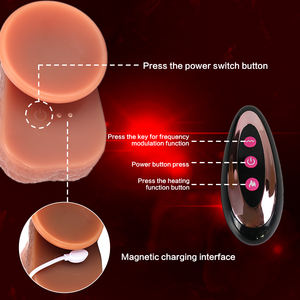 Großhandel Sexspielzeug für Frauen Sexuelle Wellness Masturbation Elektrischer Dildo Sexspielzeug für Erwachsene Handjob Gummi Penis Erwachsene Produkte - Product Image 5