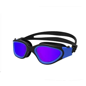 Gafas de natación polarizadas y antiniebla para adultos, cómodas gafas de natación