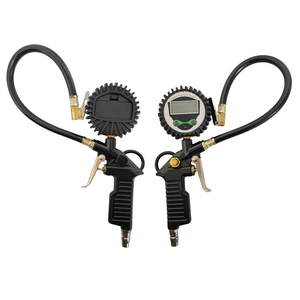 Manomètre numérique portable pour pneus, manomètre de pression des pneus avec tuyau, outil de surveillance de la pression des pneus - Product Image 2