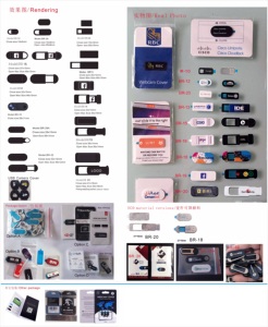 Cache-<span class=keywords><strong>webcam</strong></span> ultra-fin personnalisé Trendybay avec protection coulissante pour ordinateur portable, tablette et téléphone portable – Confidentialité et sécurité garanties - Product Image 3