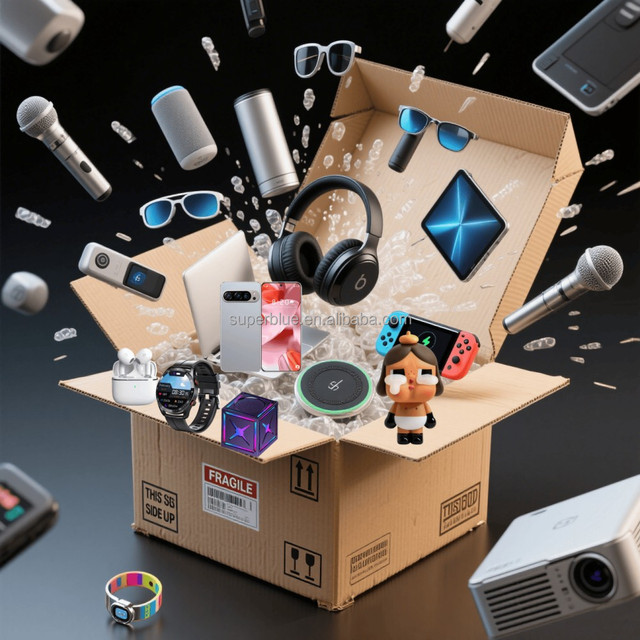 Mystery Box Electronics Electronics Mystery Box Surprise Lucky Controllers Novelty Random Mouse Pads Smartwatch Phone Electronic