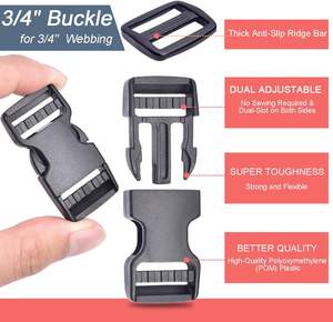 Hebilla <span class=keywords><strong>de</strong></span> Liberación Rápida para Casco, Hebilla <span class=keywords><strong>de</strong></span> Plástico, Correa <span class=keywords><strong>de</strong></span> Cuero Ajustable Personalizada para Hombro, Hebilla para Correa <span class=keywords><strong>de</strong></span> Bolso <span class=keywords><strong>de</strong></span> <span class=keywords><strong>Mujer</strong></span> - Product Image 2