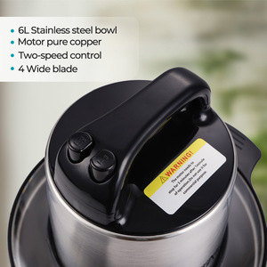 Winningstar Cross-Border Home Kitchen Meat Grinder/Blender/Cutter with Two Speed <b>Settings</b> - Product Image 4