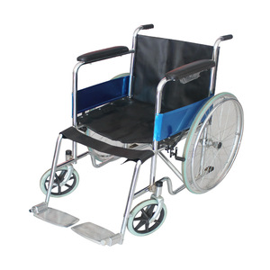 Silla de ruedas Jiaxin ligera, plegable, de acero, manual, para ancianos y discapacitados, portátil, pequeña y multifuncional. - Product Image 1