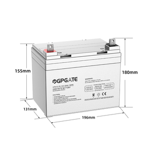 <b>Solar</b> Cell 12v 33ah UPS Deep Cycle <b>Solar</b> Colloidal Lead Acid Battery Used for Emergency Power Equipment - Product Image 4
