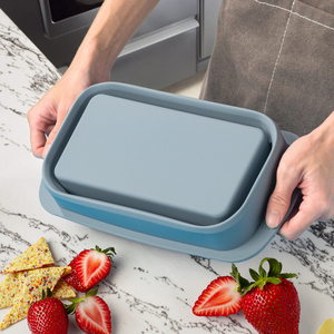 Moule à pain en silicone pliable, bac à pâtisserie et à <span class=keywords><strong>glace</strong></span> multi-usages pliable pour le camping et la cuisine - Product Image 5