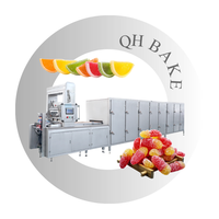 Ligne de production industrielle de bonbons gélifiés, machine à bonbons gélifiés, équipement de transformation de confiseries
