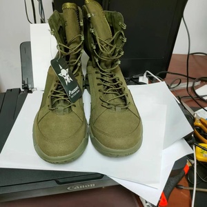 Bottes de combat TSB01 Asiaon vertes, noires, marron, kaki, personnalisées, en cuir et daim, super légères, pour l'été et le temps chaud - Product Image 2
