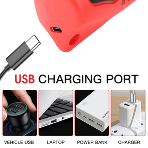 Màu Đỏ/Màu xanh không dây điện sợi kéo với pin hiển thị 2000mAh Pin 40mm cắt kéo lưỡi 12W Điện 4.2V điện áp - Product Image 5
