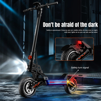 Yeni Tasarım 800W*2 Çift Motorlu E Off-road Scooter 48V 20.8AH Lityum Pil Alüminyum Alaşımlı Her Türlü Araziye Uygun Katlanabilir Elektrikli Scooter