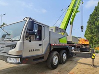 Grue de camion hydraulique d'occasion Zoomlion ZTC500V de 50 tonnes, entièrement opérationnelle