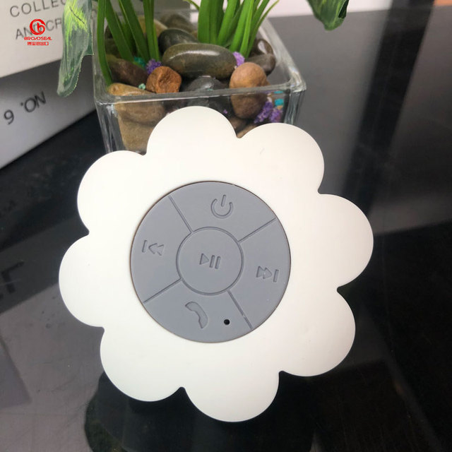 Colorful Sunflower Waterproof Suction Cup Wireless Speaker Mini Portable Subwoofer Stereo BT Speaker