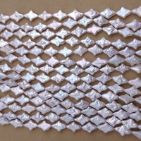Perles d'eau douce naturelles blanches en forme d'étoile de qualité AAA certifiées par un tiers, 10x14mm, en vrac, marque XM, Chine, vente en gros