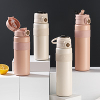 Dernière mode : Tasse isotherme sous vide en acier inoxydable pour femmes et hommes, avec couvercle à ouverture rapide, maintien thermique de 6 à 12 heures