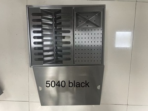 Nouveau design 2026, évier carré en acier inoxydable 304 NANO BLACK, fait main, avec égouttoir à vaisselle intégré - Product Image 4