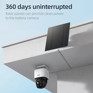 Panel Solar Monocristalino de 5W 8W 10W, IP65 Impermeable, DC5V, Carga Micro USB Tipo-C, Fuente de Alimentación para Cámara de Seguridad Exterior, CE - Product Image 3