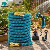 Tuyau d'arrosage de jardin en plastique, portable, léger, flexible, extensible, gain de place, haute pression, longueur personnalisable, norme ANSI