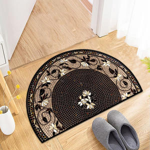 Tapis de sol lavable en carrelage semi-rond moderne de style américain transfrontalier tapis de <span class=keywords><strong>porte</strong></span> <span class=keywords><strong>d</strong></span>'<span class=keywords><strong>entrée</strong></span> de maison imprimé <span class=keywords><strong>d</strong></span>écoratif antidérapant Temu - Product Image 6