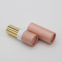 Vente en gros d'échantillon biodégradable personnalisé avec logo personnalisé Emballage de tubes ronds pour rouge à lèvres Boîte en papier Tube en carton kraft