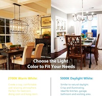 Bombilla LED Candelabro LEDORA C35 E12, No Regulable, 2W/4W/6W, Filamento Flexible de 360 Grados, Cristal, Alimentación CC, Energy Star