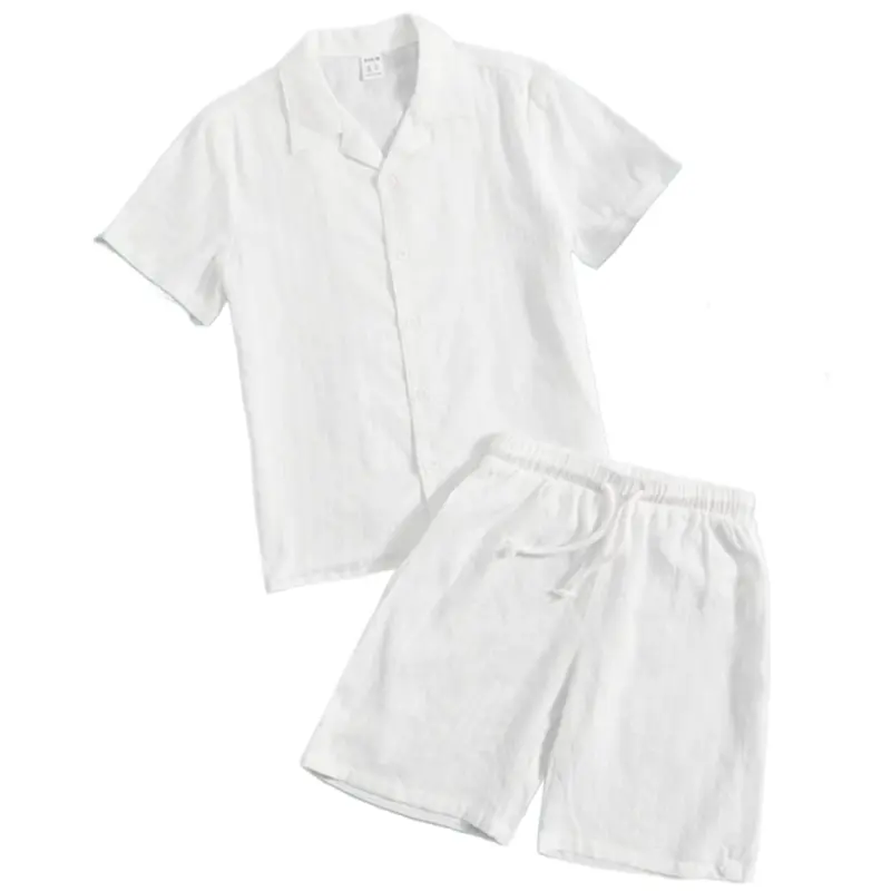 Factory Cotton Outfits for Family Casual Style Shirt Shorts Pants Set for Dad Son and Kids for Home Use Baby Girls