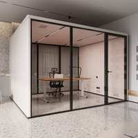 Flexspace 2026 Nouvelle Cabine de Réunion Insonorisée en Verre Acoustique pour Bureau, Cabine Insonorisée de Type 'Room-in-Room' à Vendre