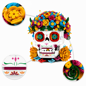 Set de Bloques de Construcción Day Dead de 987 Piezas, Ladrillos Educativos de Plástico ABS, Juguete de Construcción DIY con Temática de Edificios Modernos, Certificado CE para Niños - Product Image 4