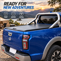 Couverture de benne rigide coulissante en aluminium pour Ranger T6 T7 T8 T9 Wildtrak XLT XLS Maverick