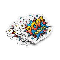 Pegatinas de Vinilo Personalizadas de Primera Calidad, Calcomanías con Logotipo de Mascota de Arte Pop Colorido, Etiquetas Personalizadas Impermeables para Promoción de Marca