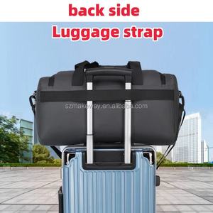 <span class=keywords><strong>Bolsa</strong></span> de viaje con estampado de logotipo personalizado para hombre en 10 colores, <span class=keywords><strong>bolsa</strong></span> deportiva de lona con compartimento para zapatos, bolsas impermeables para gimnasio y ejercicio - Product Image 5