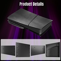 Schlankes Zubehör Frontplatte Stoß feste Ersatz schutz Benutzer definierte Shell Skin Cover Plates für Playstation 5 Slim Disc Version