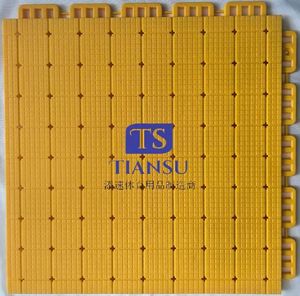 Azulejos de enclavamiento <span class=keywords><strong>TPV</strong></span> para canchas de baloncesto y Pickleball Diseño cuadrado moderno Instalación de clic para uso en gimnasio al aire libre - Product Image 2