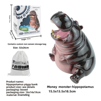 Panda mignon grenouille chat gorille modèle jouet en plastique hippopotame tirelire
