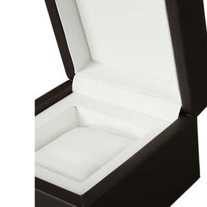 Boîte à montre rectangulaire en bois artisanale de luxe personnalisable DS, avec couvercle en cuir, matériau recyclable, finition mate, respectueuse de l'environnement - Product Image 5