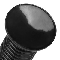 Vente en gros usine – Plug anal en PVC côtelé et fileté, 100 % étanche, multi-tailles, avec ventouse, écologique