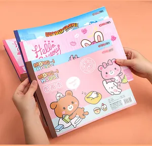 Hot Sell Kawaii A4 B5 Dawing Book Benutzer definiertes Skizzenbuch Schreibpapier Spiral heft Notizbuch Papier Skizzenbuch für Kinder schüler