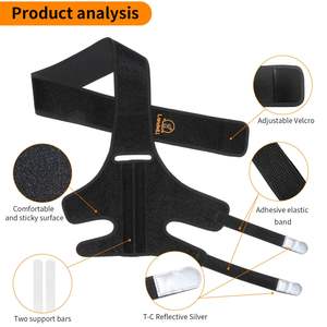 Attelle de genou pour chien en néoprène personnalisée OEM QQgift 2024 avec fermeture éclair pour blessure du ligament croisé, douleur articulaire et musculaire - Product Image 2