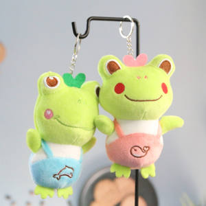 Llaveros de rana de dibujos animados al por mayor, bonitos y luminosos, regalos decorativos de peluche ecológicos - Product Image 3