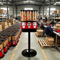 Vente de distributeurs automatiques de jouets à pièces, distributeurs automatiques de capsules, distributeurs automatiques de billes de chewing-gum, distributeurs automatiques de jeux de fortune