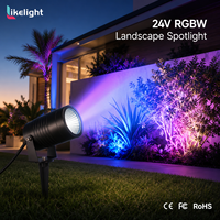 Proyector Arquitectónico RGBW COB1311 de 8W 24V IP67 UCS2904 Programable para Fachadas de Edificios, Jardines y Proyectos de Iluminación Exterior