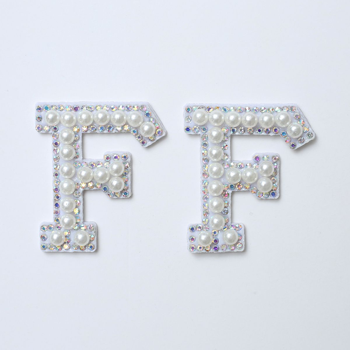 Pearl White-Letter F