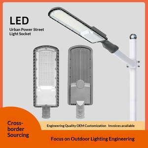 Lampadaires LED en aluminium pour éclairage routier extérieur transfrontalier, IP65, pour réseaux urbains et nouveaux terrains ruraux - Product Image 2